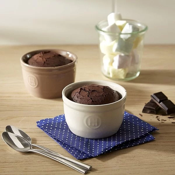 Рамекин №9, материал керамика, диаметр 9 см, цвет кремовый, Emile Henry, Франция, 021009 - изобр. 8