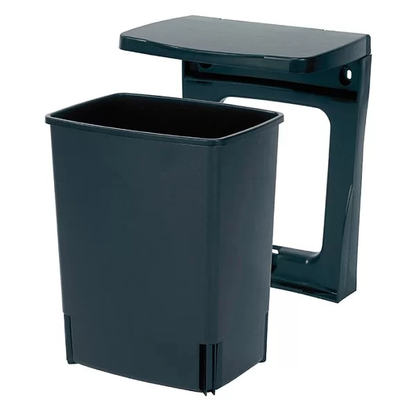 Мусорный бак встраиваемый 10л, черный, Brabantia, 395246 - изобр. 10