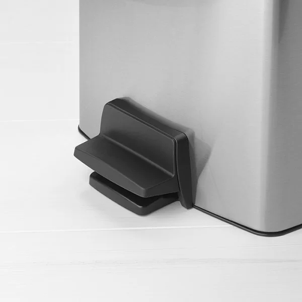 Мусорный бак эргономичный Pedal Bin, 10л, стальной матовый, Brabantia, 461804 - изобр. 14