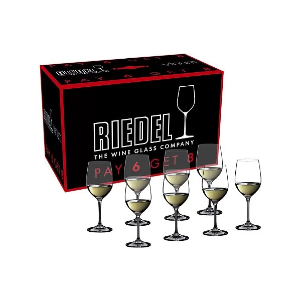 Набор бокалов для белого вина Chablis 350 мл, хрусталь, 8 шт, Vinum, Riedel, 7416/05 - изобр. 10