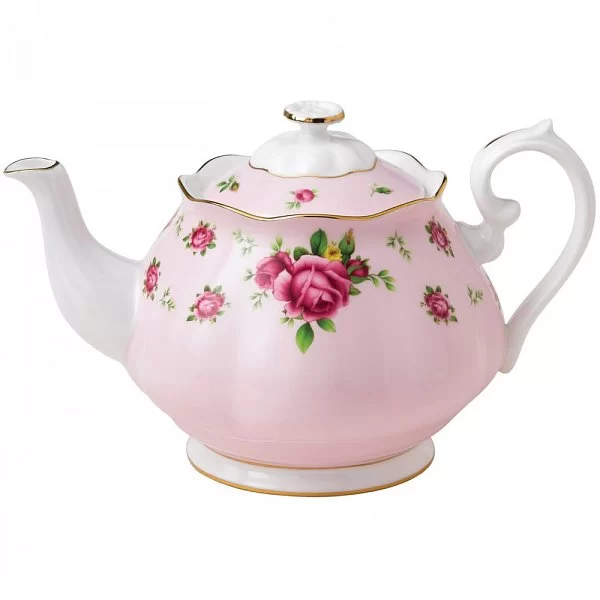Заварочный чайник New Country Roses объем 1200 мл, материал фарфор, Royal Albert, Великобритания, NCRPNK25817 - изобр. 7