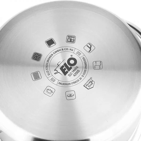 Набор посуды из нержавеющей стали Top Collection, 5 предметов, ELO, Германия, 42505 - изобр. 16