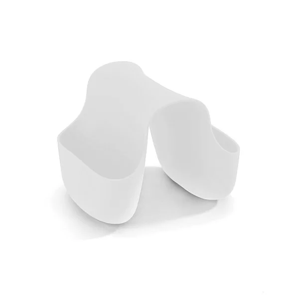 Органайзер для раковины Saddle 11х14х11,5 см, цвет белый, материал пластик, Umbra, Канада, 330210-1058 - изобр. 7
