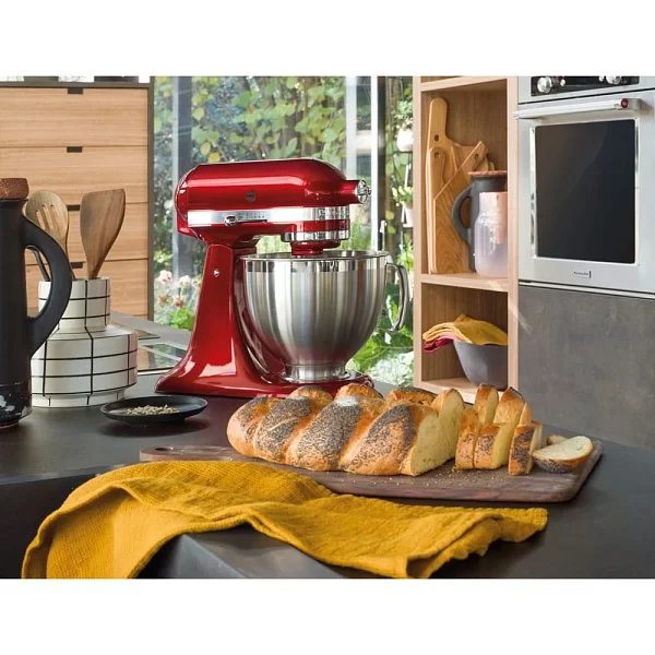 Миксер планетарный Artisan, 4,8 л, цвет красный, Kitchen Aid, США, 5KSM185PSEER - изобр. 12