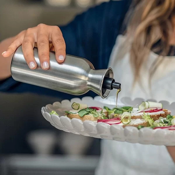 Бутылка для масла или уксуса Preparation 500 мл, нержавеющая сталь, Guzzini, Италия, 11720110 - изобр. 9