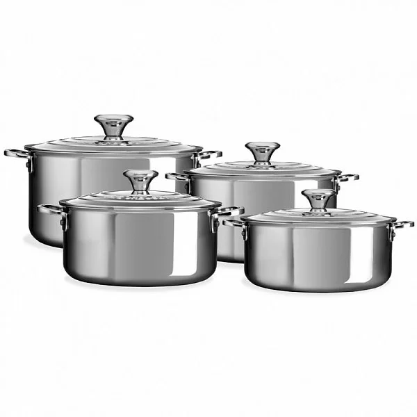 Набор из 4 кастрюль, нержавеющая сталь, Le Creuset, Франция, 96605400000000 - изобр. 7