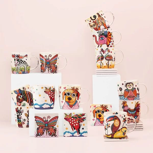 Кружка "Зебра" в подарочной упаковке 370 мл, фарфор, Maxwell & Williams , MW475-DI0096 - изобр. 9