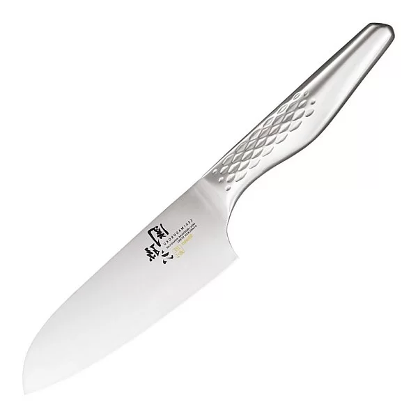Нож кухонный поварской Santoku длина лезвия 14,5 см, сталь DSR1K6, Kai, Япония, KAI-AB-5162 - изобр. 7