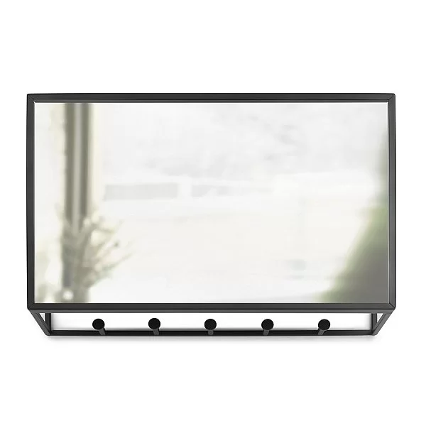 Органайзер Cubiko 32x10,6x20,3 см, материал зеркальное полотно + сталь, цвет черный, Umbra, Канада, 1012828-040 - изобр. 8