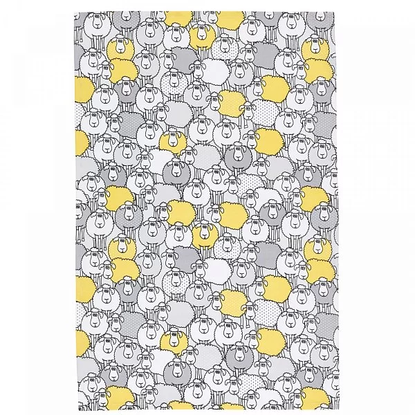 Набор из 2-х полотенец SHEEP 70x47 см, хлопок, цвет мультиколор, Kitchen Craft, Великобритания, KCSHEEPTTPK2 - изобр. 7