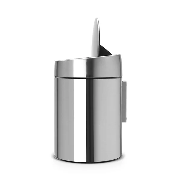 Мусорный бак настенный Slide Bin, 5л, стальной матовый, Brabantia, 477546 - изобр. 9