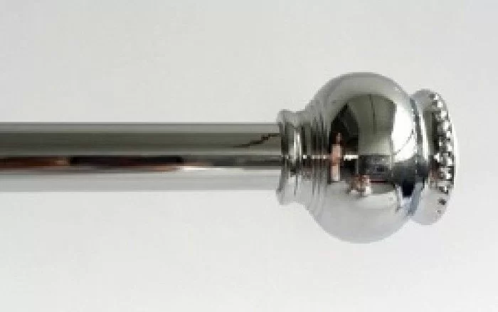 Карниз для ванной комнаты Dorchester Chrome 100-180 см, материал - нержавеющая сталь, Carnation Home Fashions, США, TSR-DOR/03 - изобр. 7