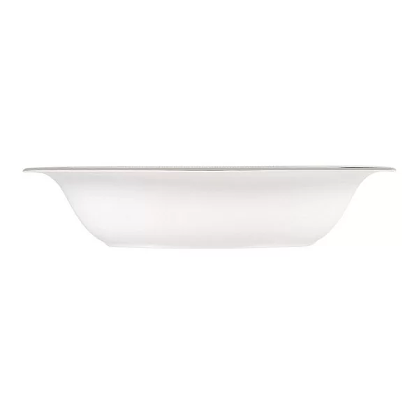 Блюдо глубокое для овощей Vera Wang Lace Platinum 26x20x5,5 см, материал фарфор, цвет белый, Wedgwood, Великобритания, 50127203602 - изобр. 7