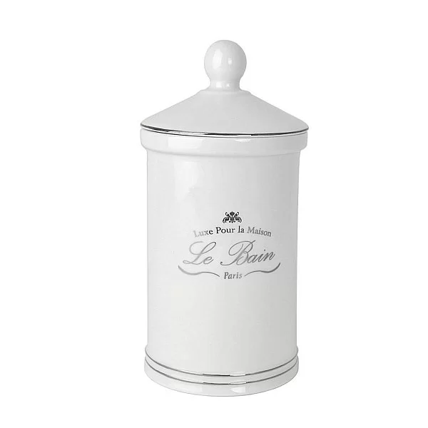 Косметическая емкость le Bain White, белый, Kassatex, ALB-CJ-W - изобр. 7