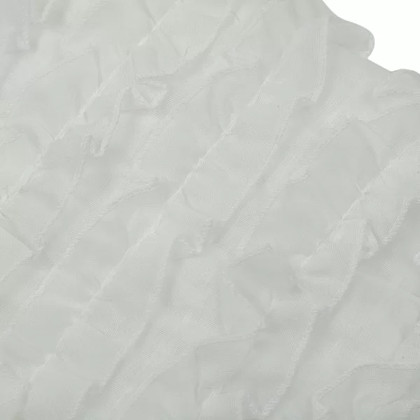 Шторка для ванной Ruffles 178х183 см, материал полиэстер, Creative Bath, США, S0892WH - изобр. 9