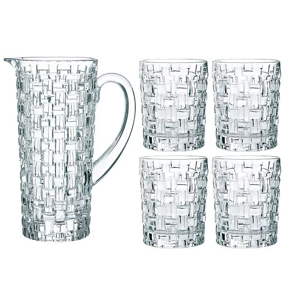 Набор: кувшин и 4 стакана Bossa Nova хрусталь, Nachtmann, 98759 - изобр. 7