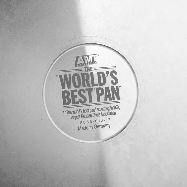 Сковорода 32 см с антипригарным покрытием высота 5 см, НЕиндукционная, съемная ручка, AMT Gastroguss, AMT532 - изобр. 10