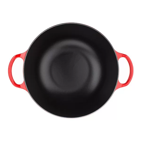 Казан La Marmite с крышкой 32 см, объем 7 л, материал чугун, цвет вишневый, Le Creuset, Франция, 21114320600430 - изобр. 11