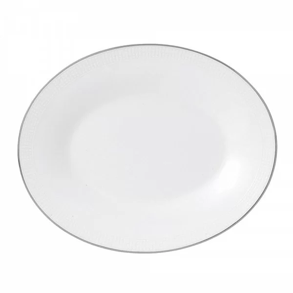Подставка под соусник Vera Wang Blanc Sur Blanc 23,4x21,1x2 см, материал фарфор, цвет белый, Wedgwood, Великобритания, 50108305606 - изобр. 7