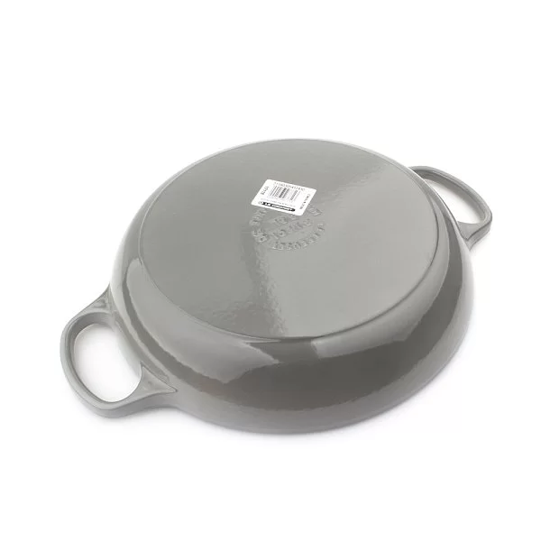 Кастрюля низкая 30 см, объем 3,2 л, материал чугун, цвет серый, Le Creuset, Франция, 21180305412430 - изобр. 11