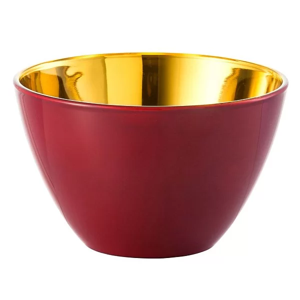 Чаша Kala 12x7,5 см, хрусталь, цвет красный + золото, Eisch, Германия, 75454512 - изобр. 7