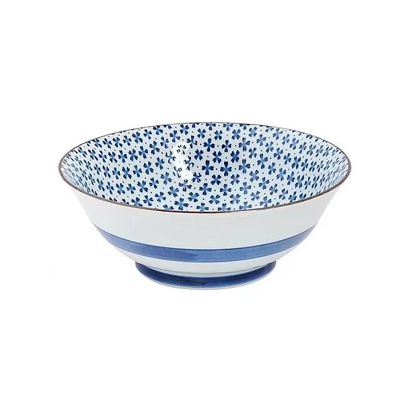 Чаша Mixed Bowls 19 см фарфор, цвет бело-синий, Tokyo Design, Япония, 2097Т - изобр. 7