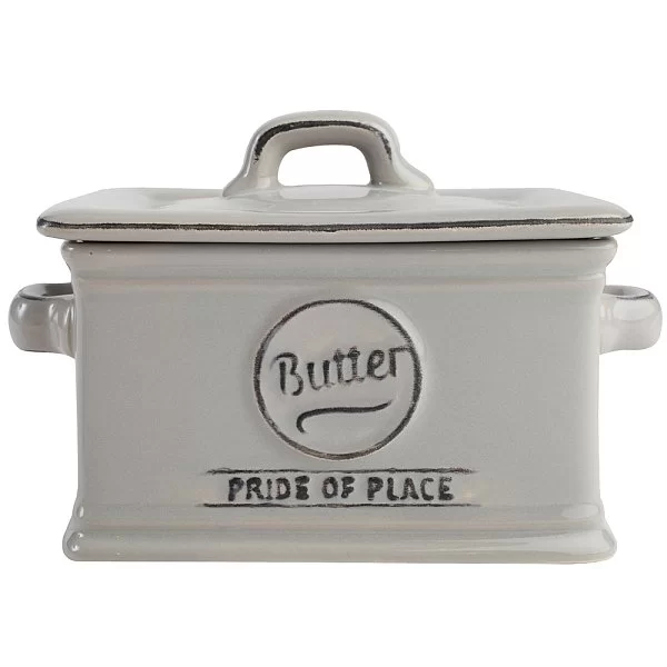 Масленка Pride of Place Cool Grey, 13,5x10x9,7 см, материал керамика, цвет серый, T&G, Великобритания, 18094 - изобр. 7