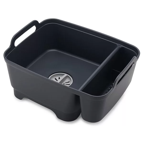 Контейнер для мытья посуды Wash&Drain 20х31х39см, темно-серый, материал полипропилен, Joseph Joseph, Великобритания, 85138 - изобр. 7