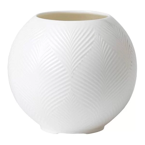 Ваза для цветов White Folia 10 см, материал костяной фарфор, Wedgwood, Великобритания, 1050839 - изобр. 7