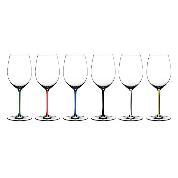 Набор бокалов для красного вина Cabernet/Merlot 625 мл, хрусталь, 6 шт, Fatto a Mano, Riedel, 7900/0P - изобр. 7