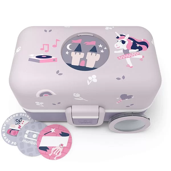 Ланч-бокс MB Tresor Purple Ballet, объем 800 мл, цвет розовый, пластик, Франция, Monbento, 17014022 - изобр. 7