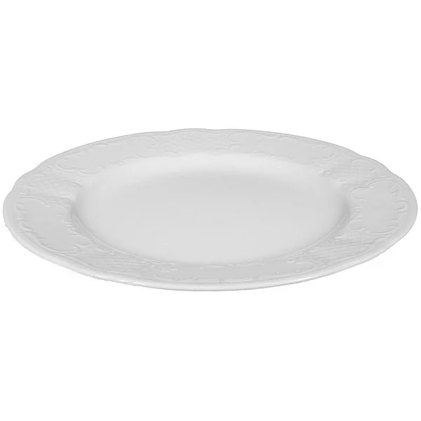 Тарелка подстановочная Salzburg Uni 30 см фарфор, цвет белый, Seltmann Weiden, Германия, 001.600942 - изобр. 7