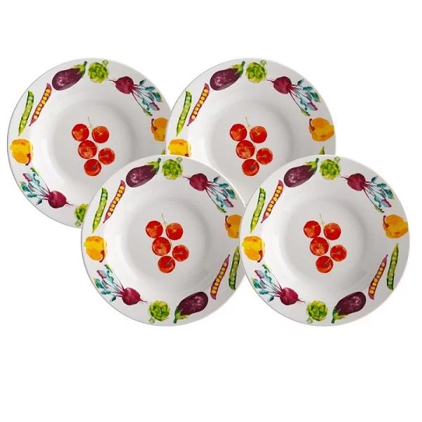 Набор для пасты &quot;Весенние овощи&quot;, 5 предметов, фарфор, Casa Domani, Австралия, CD494-LF0009 - изобр. 9