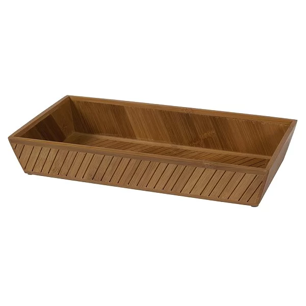 Подставка для предметов Spa Bamboo 13х27х4 см, материал дерево, Creative Bath, США, SBM26BR - изобр. 7