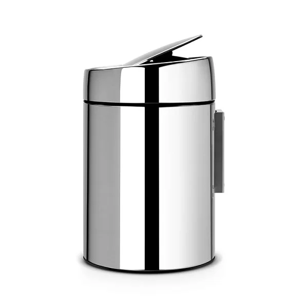 Мусорный бак настенный Slide Bin, 5л, стальной, Brabantia, 477560 - изобр. 10