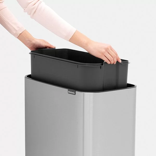 Мусорный бак Touch Bin Bo 36л, стальной матовый, Brabantia, 315848 - изобр. 11