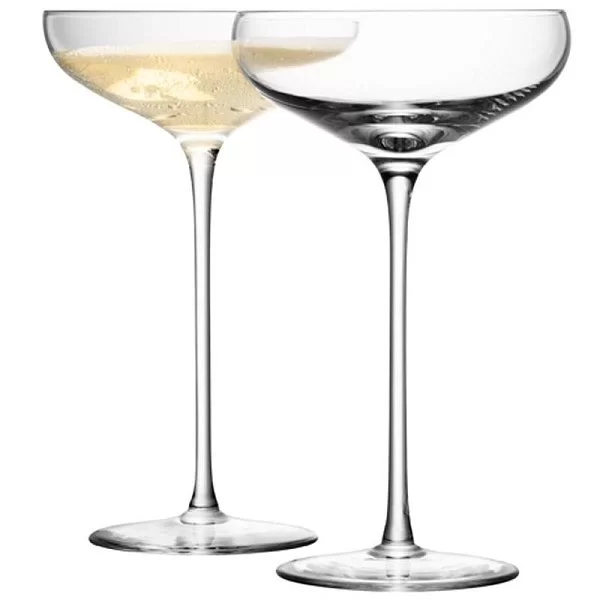 Набор бокалов-чаш для шампанского Wine 4 шт, 215 мл, выдувное стекло, LSA International, Великобритания, G1154-08-301 - изобр. 8