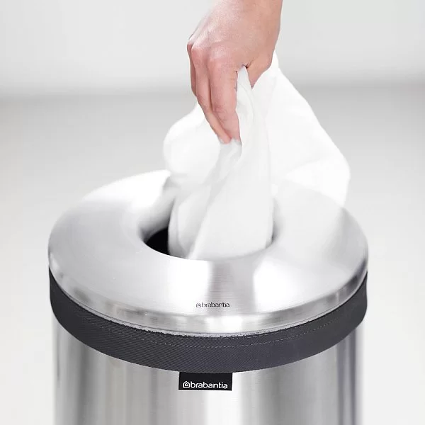 Бак для белья 35л, стальной матовый, Brabantia, 105128 - изобр. 9