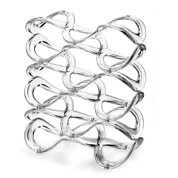 Подставка для бутылок Cuvee 32,2х10,9х16,1 см, материал полистирол, цвет прозрачный, Guzzini, Италия, 17010000 - изобр. 9