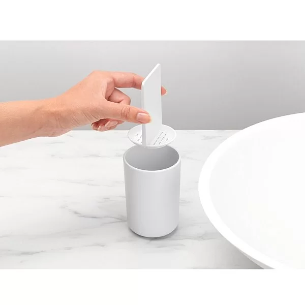 Стакан для зубных щеток, высота 11,1 см, цвет белый, Brabantia, Бельгия, 280306 - изобр. 10