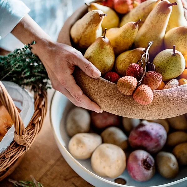 Емкость для хранения овощей и фруктов объем 6,5 л, 36x15,7 см, материал керамика, цвет белый, Emile Henry, Франция, 108765 - изобр. 13