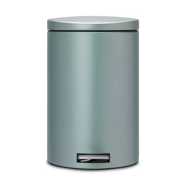 Ведро для мусора с педалью 12 л цвет мятный металлик, материал нержавеющая сталь, Brabantia, 106002 - изобр. 7
