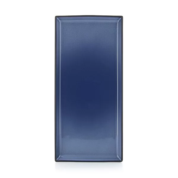 Блюдо прямоугольное Equinoxe Blue 32,5х15 см, материал фарфор, цвет синий, Revol, Франция, 649568 - изобр. 7