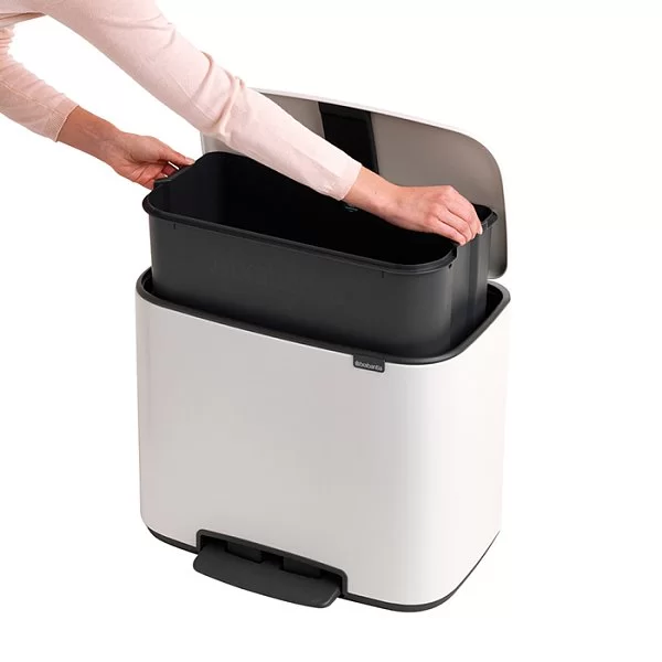 Мусорный бак c педалью Pedal Bin Bo, 36л, белый, Brabantia, 121388 - изобр. 17
