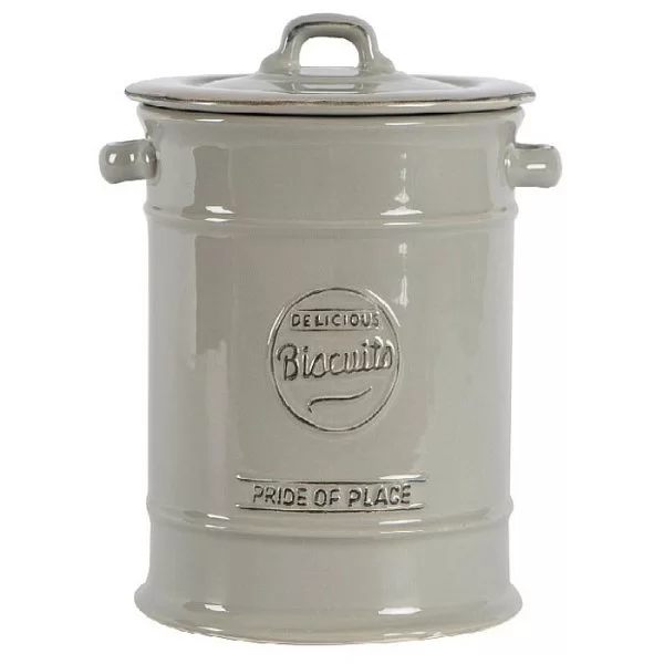 Ёмкость для хранения печенья Pride of Place Cool Grey, диаметр 16 см, материал керамика, цвет серый, T&G, Великобритания, 18099 - изобр. 7