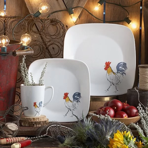 Набор посуды 16 предметов Country Dawn на 4 персоны, стекло, Corelle, 1119413 - изобр. 12