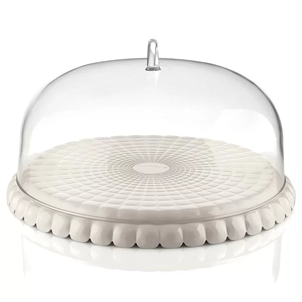 Блюдо сервировочное Tiffany 36 см, суперпластик, цвет белый, Guzzini, Италия, 199501156 - изобр. 7