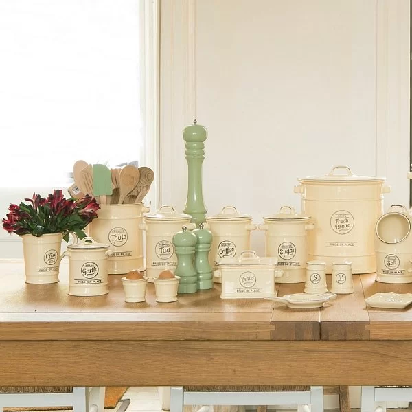 Ёмкость для хранения чая Pride of Place Old Cream, диаметр 11,5 см, материал керамика, цвет бежевый, T&G, Великобритания, 10514 - изобр. 10