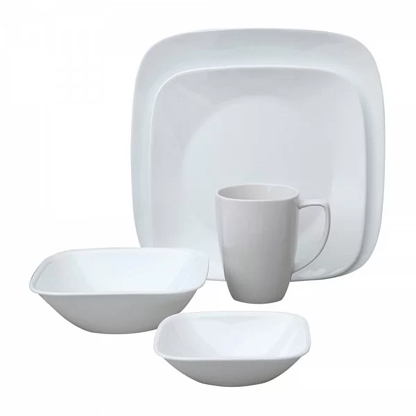 Набор посуды 30 предметов Pure White на 6 персон, стекло, Corelle, 1088664 - изобр. 7