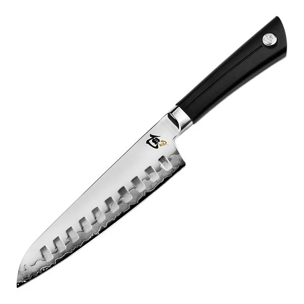 Нож кухонный поварской Santoku длина лезвия 18,4 см, сталь VG-10 San-Mai, Kai, Япония, VB-0718 - изобр. 7